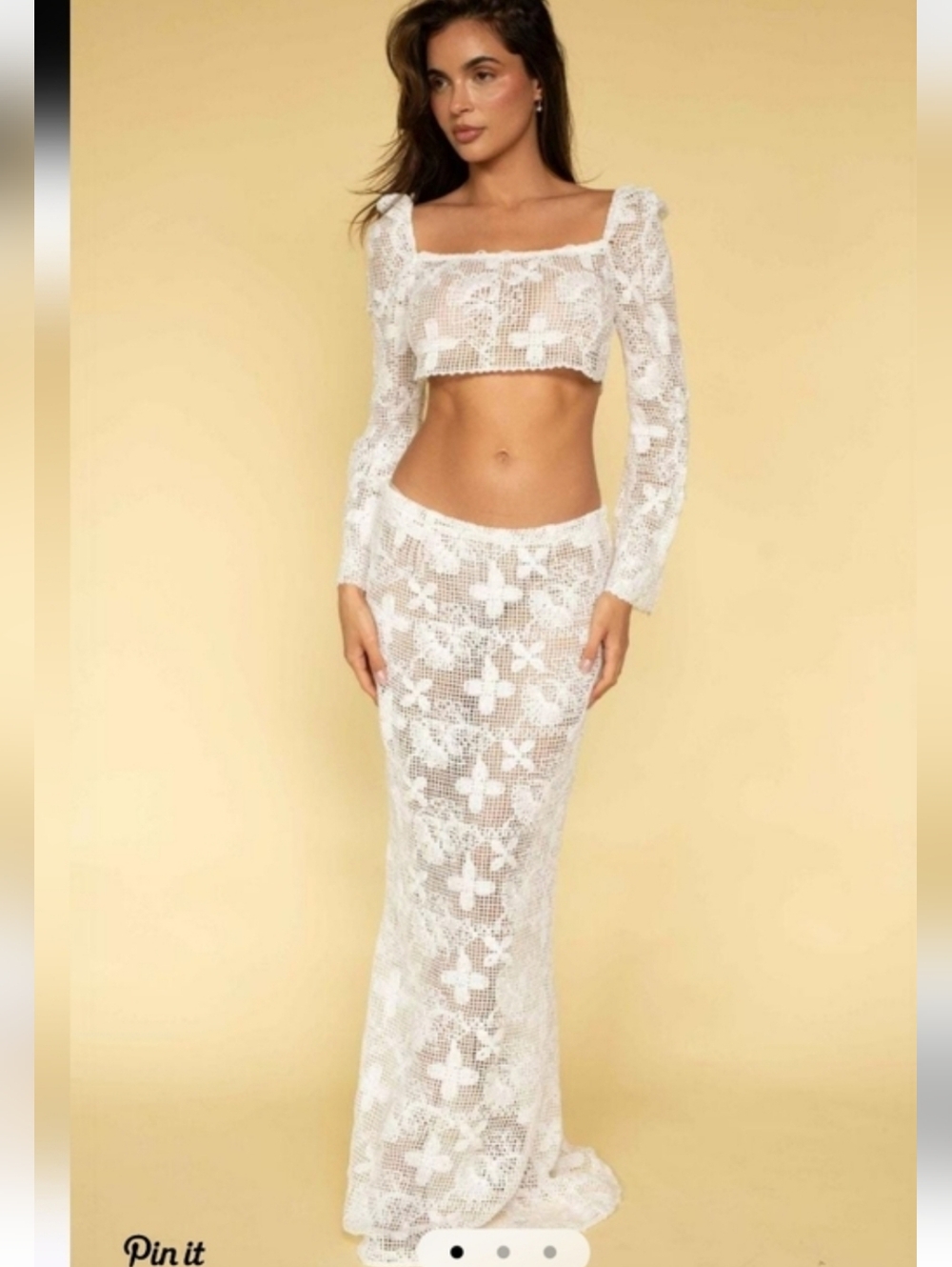 Montce Lace Crop Top